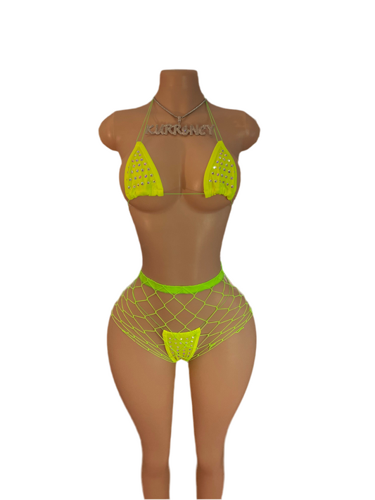 Green Slime 3pc Micro Bikini