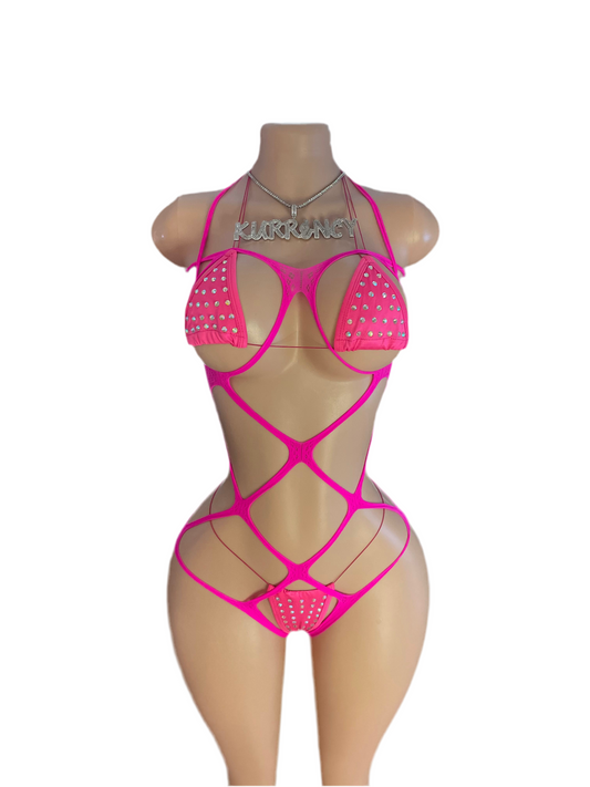 Edible Pink 3pc Micro Bikini