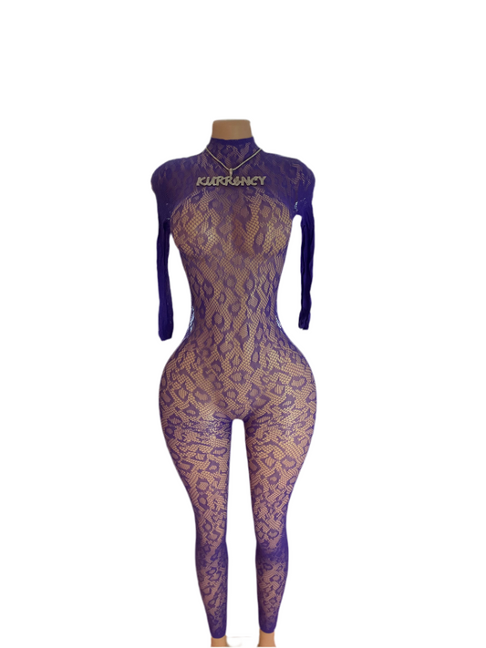 Kush Purple Bodysuit Romper