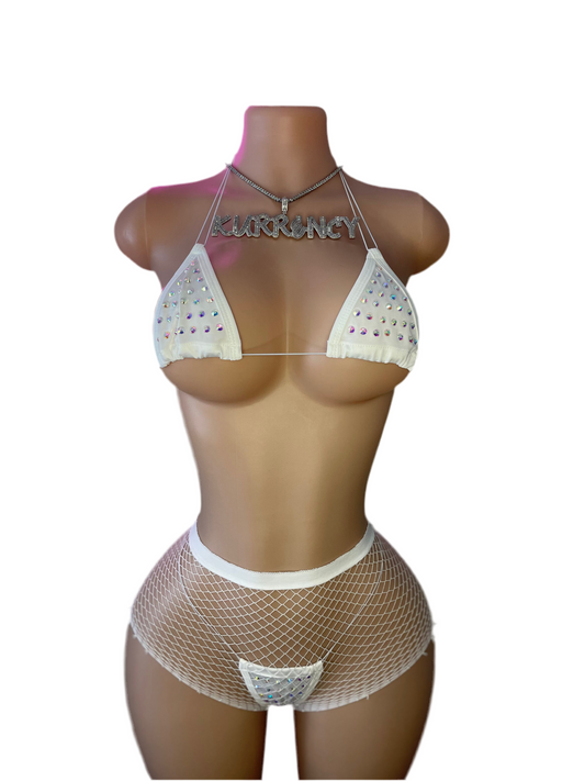 White Hottie 3pc Micro Bikini