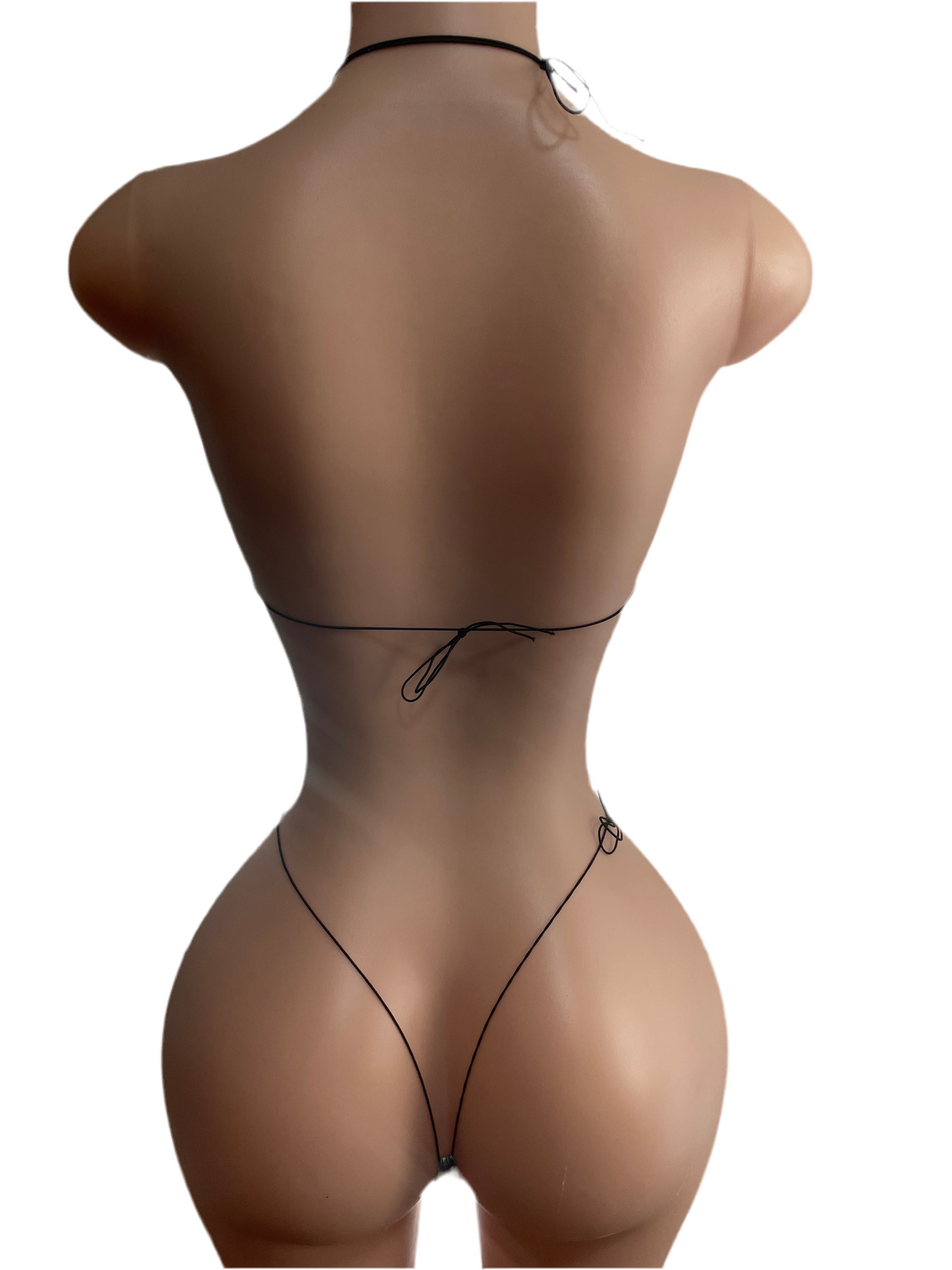 Green Rattler Micro Bikini Set