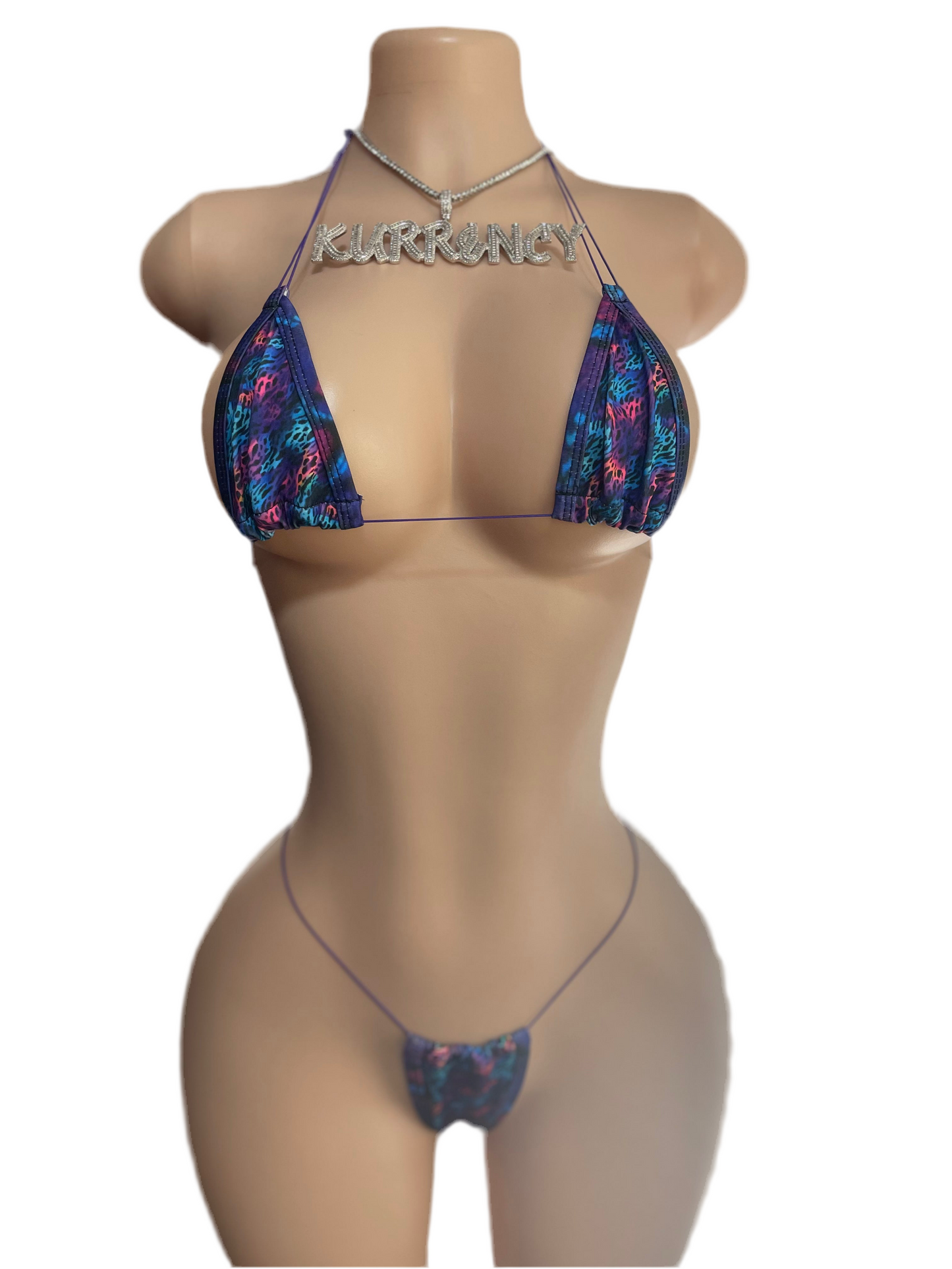Confetti Purple Micro Bikini Set