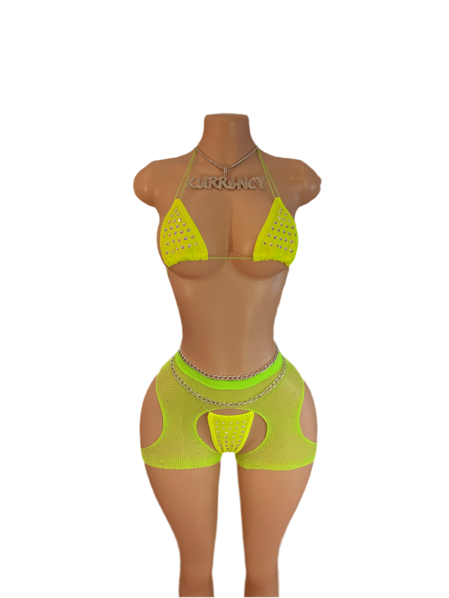 Limeade Hipster 3pc Micro Bikini