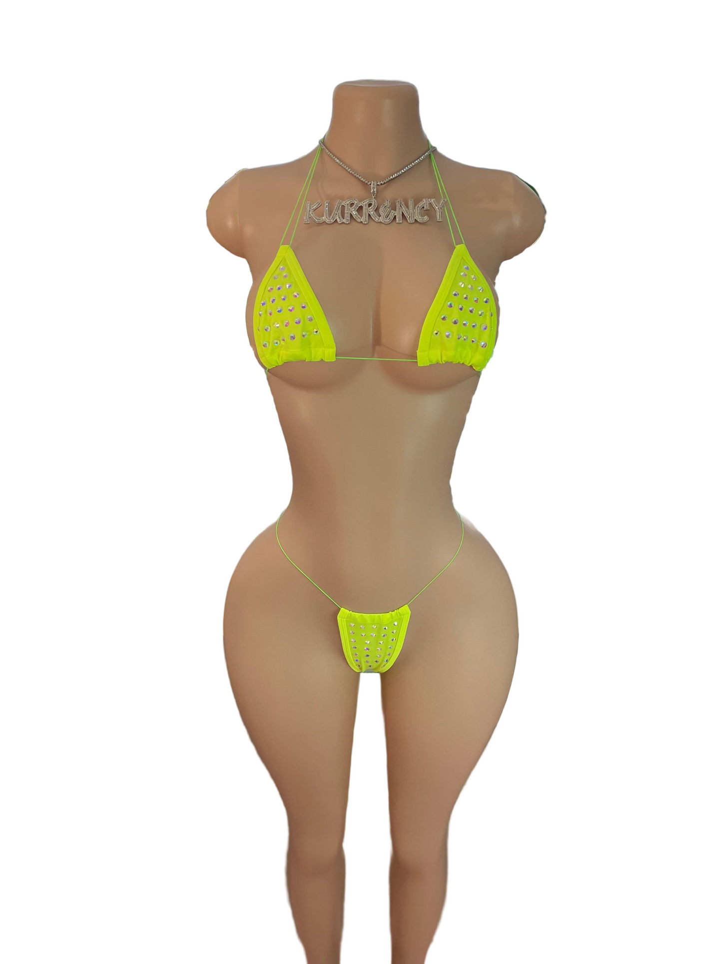 Limeade Hipster 3pc Micro Bikini