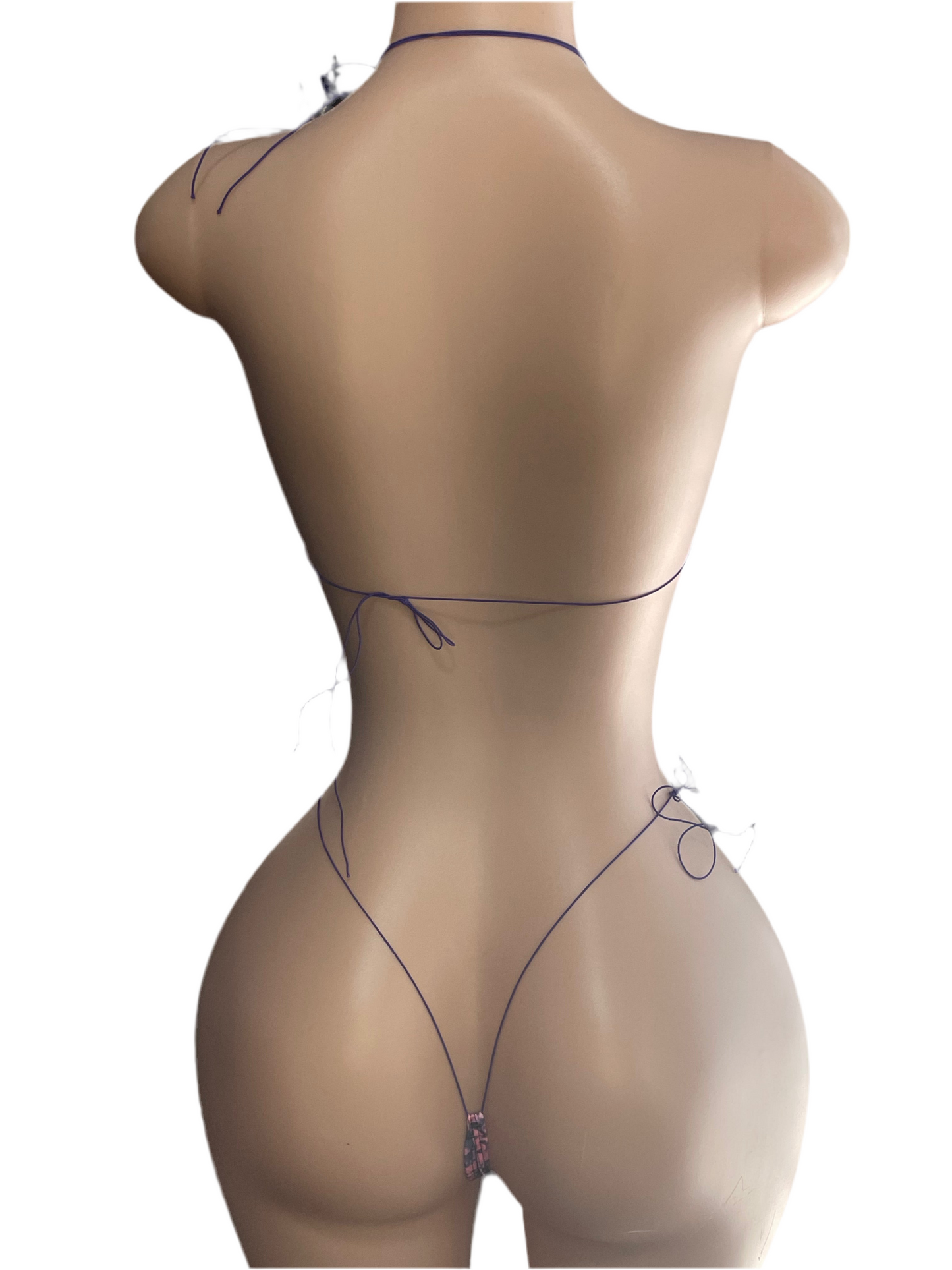 Pink Rattler Micro Bikini Set