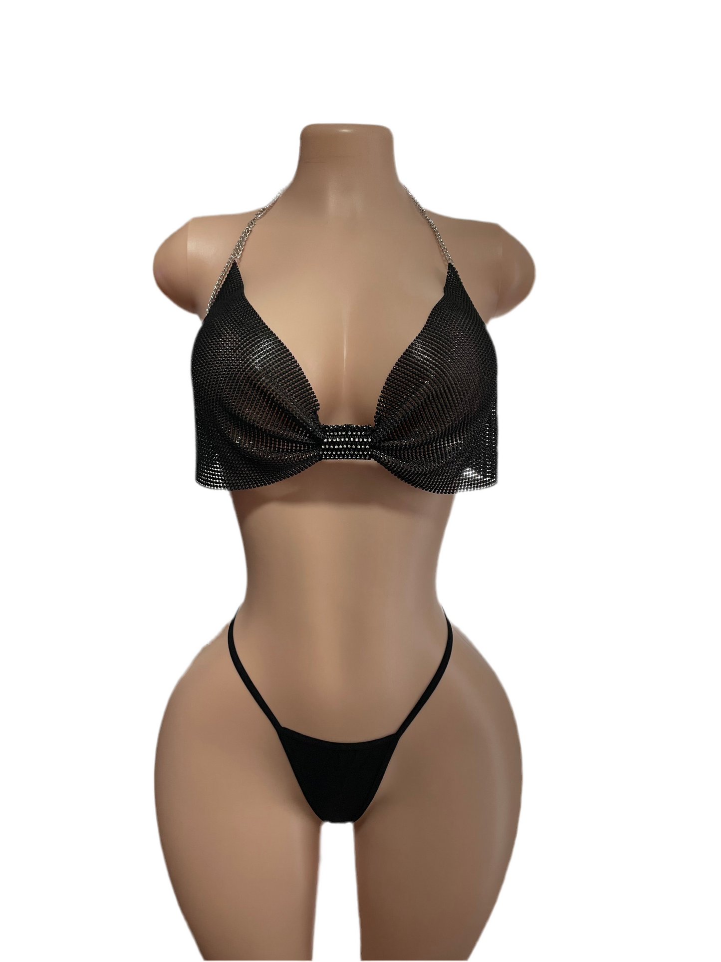 Bad-Girl Chain Bralette