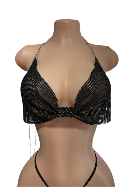 Bad-Girl Chain Bralette