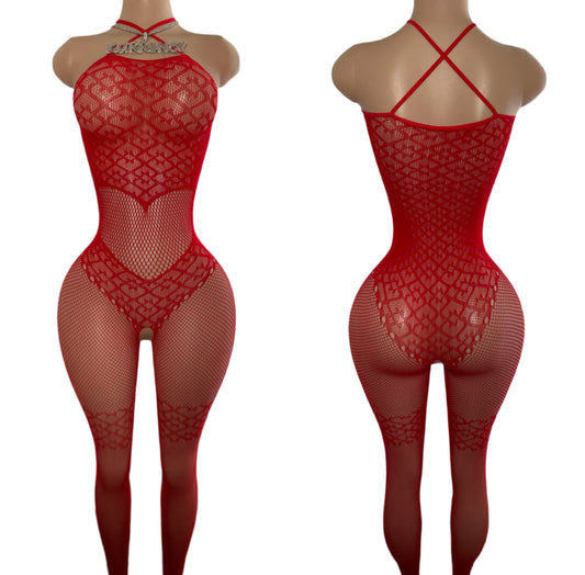 Admire Her Red Jumpsuit