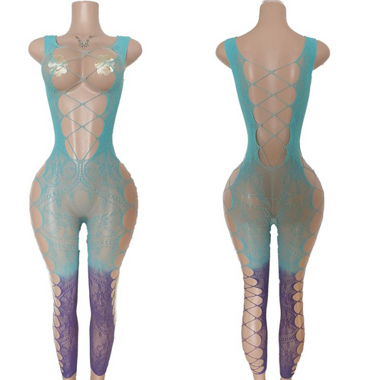 Blue Ombre Bodysuit
