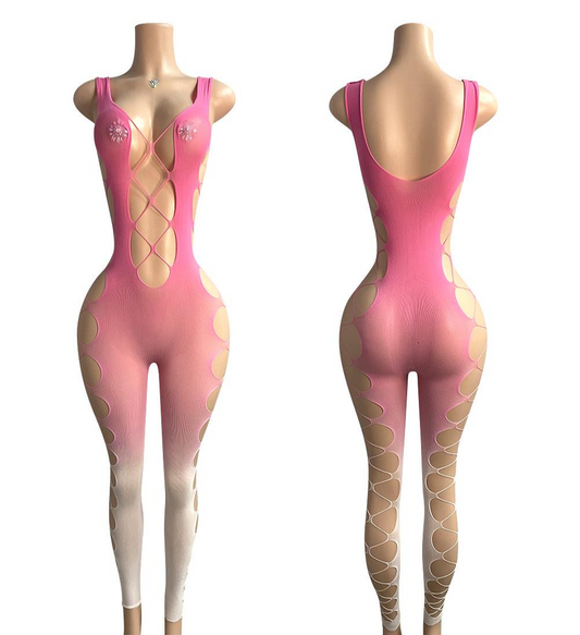 Pink Ombre Bodysuit